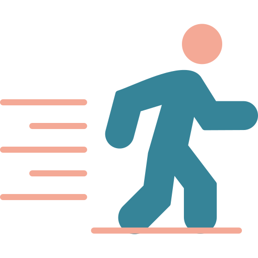 Running free icon Running free icon
