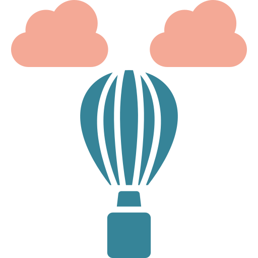 globo aerostático icono gratis