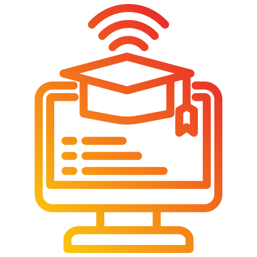 aprender en línea icono gratis