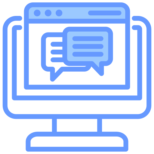 Online discussion - Free web icons