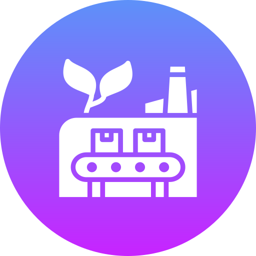 Eco factory free icon Eco factory free icon