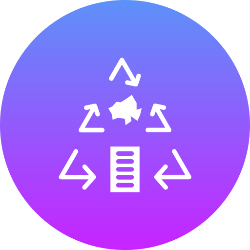 Paper recycle free icon