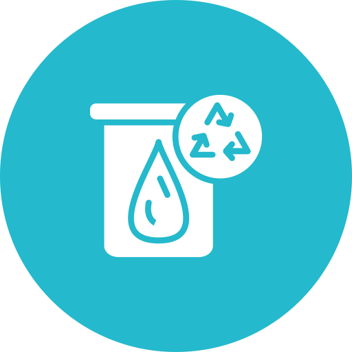 reciclaje de agua icono gratis