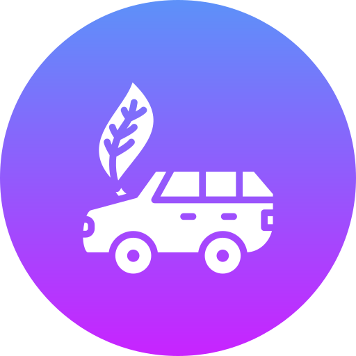 coche ecológico icono gratis