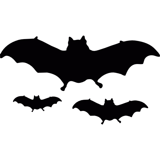 Bats flying icon