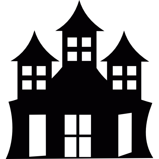 haunted school clipart