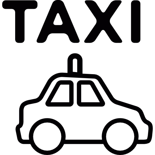transport en taxi Icône gratuit transport en taxi Icône gratuit