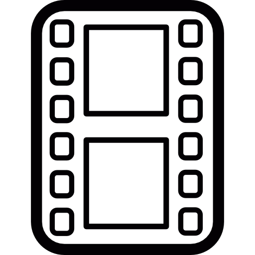 tira de fotogramas icono gratis