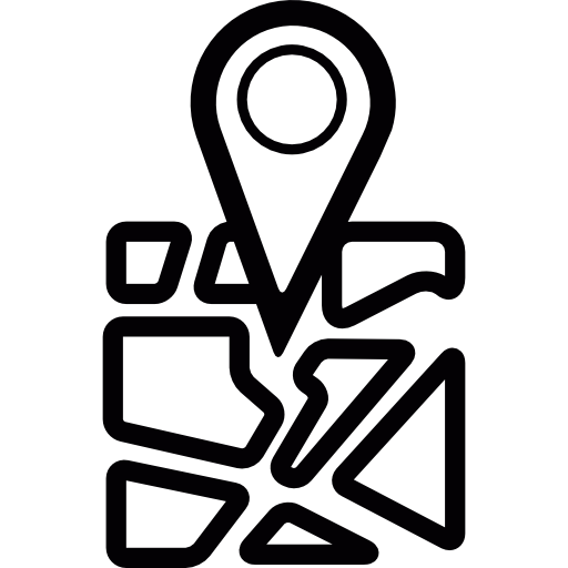 lugar geolocalizado icono gratis