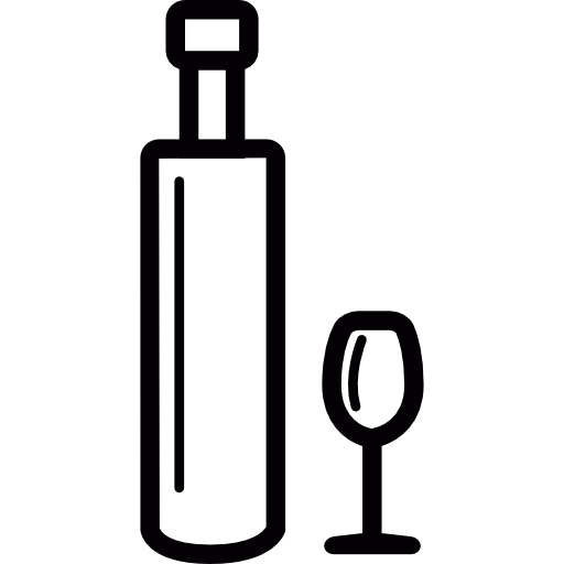 Bottle and cup free icon Bottle and cup free icon
