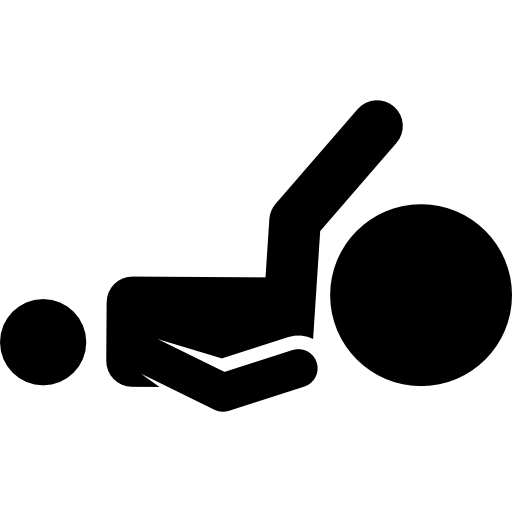 pelota de ejercicio icono gratis