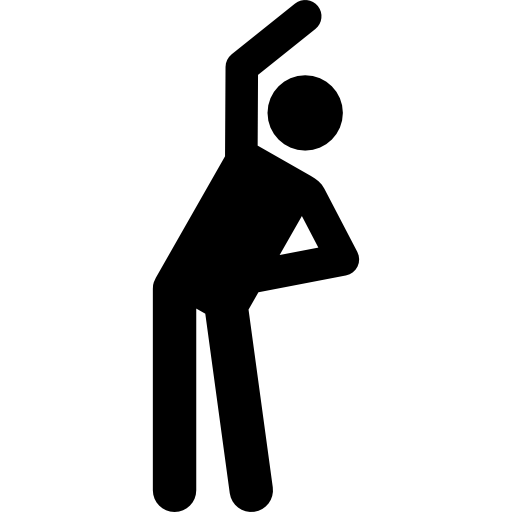 Stretching - free icon