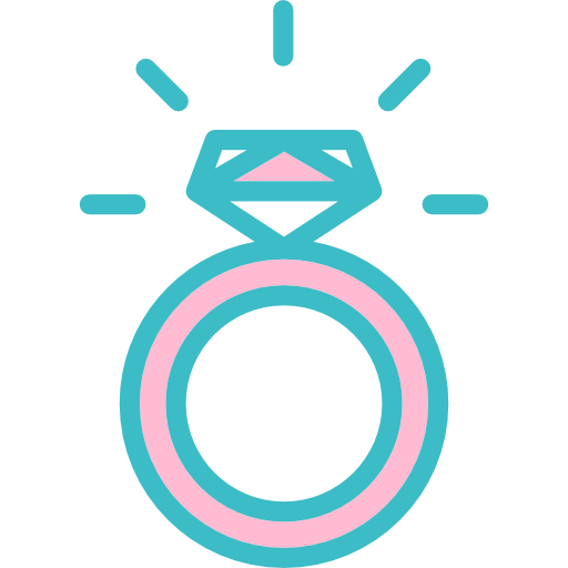 bague de diamant Icône gratuit
