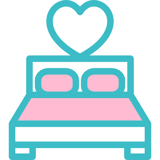 cama matrimonial icono gratis