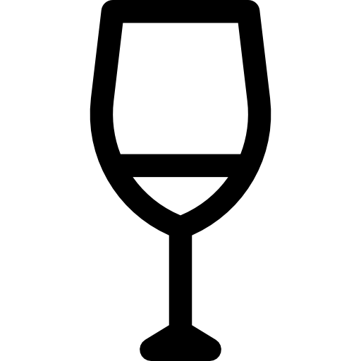 Glass of bordeaux icon