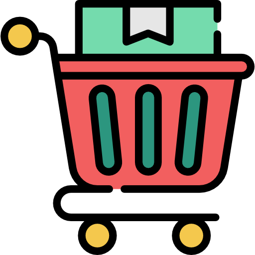 Shopping cart Special Lineal color icon