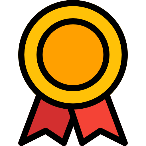 Medal Pixel Perfect Lineal Color icon