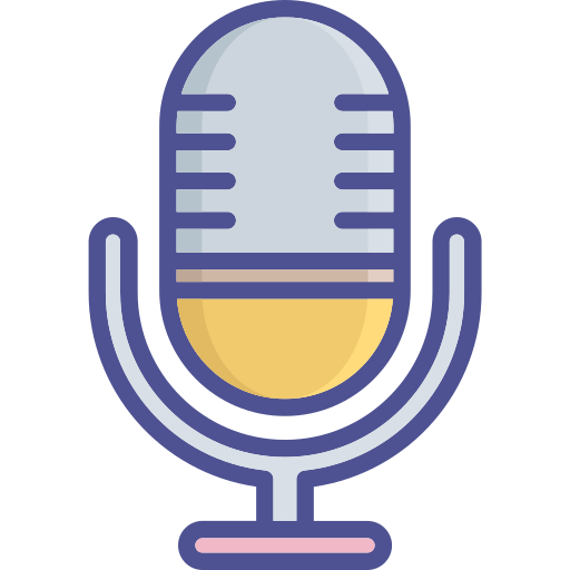 Mic outline free icon Mic outline free icon