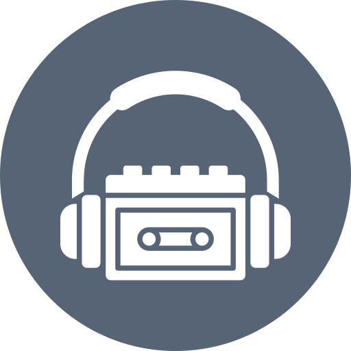 reproductores de musica icono gratis