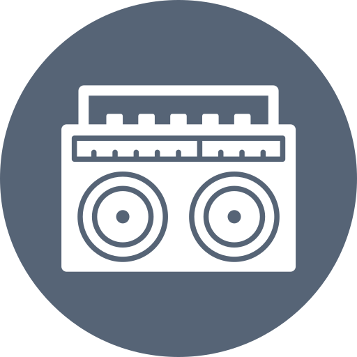 Boombox free icon