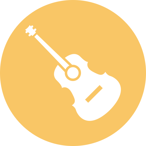 Guitar music Generic color fill icon