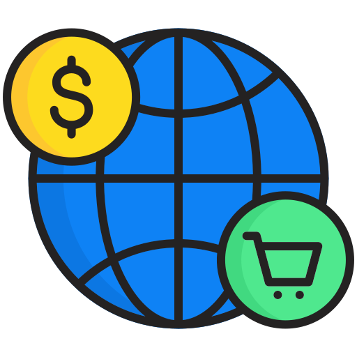 mercado global icono gratis