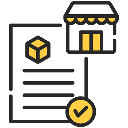 contrato de franquicia icono gratis