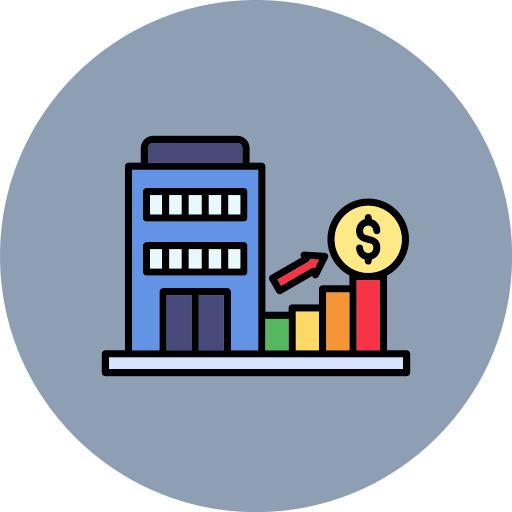 economía icono gratis