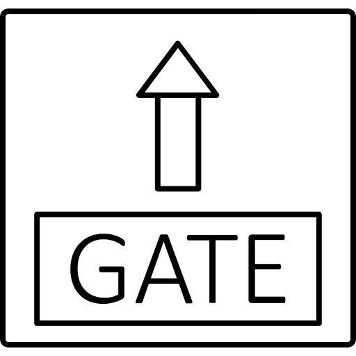 Gate free icon