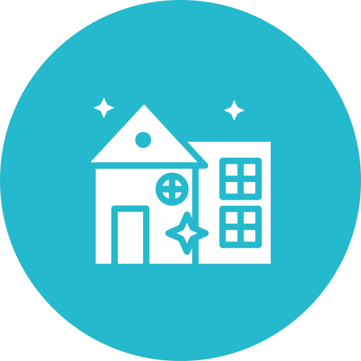 casa limpia icono gratis