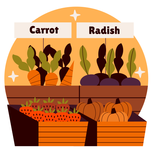 Market free sticker