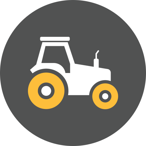 tractor agrícola icono gratis