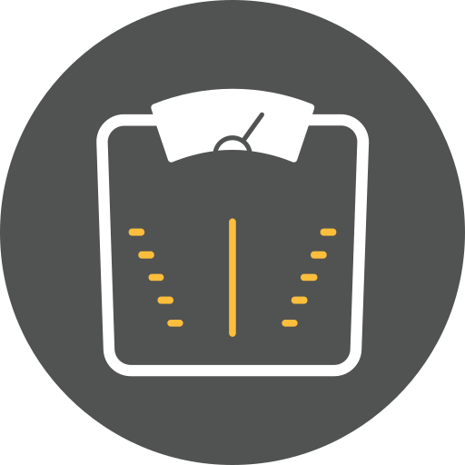 Weight scale free icon