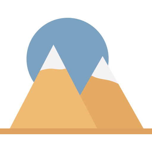 montagnes Icône gratuit