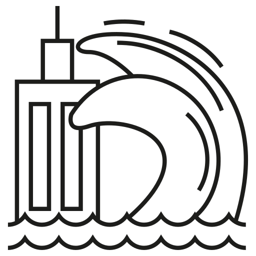 catástrofe icono gratis