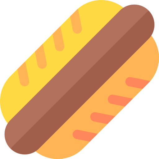 hot dog icono gratis