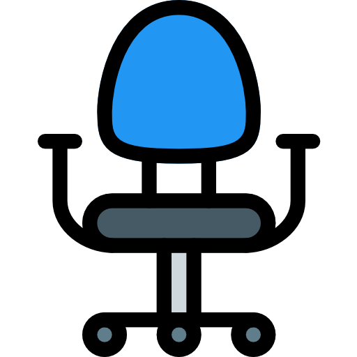 Office chair Pixel Perfect Lineal Color icon