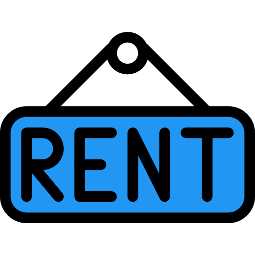 Rent - Free signs icons