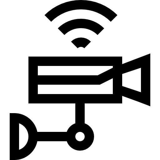 circuito cerrado de televisión icono gratis