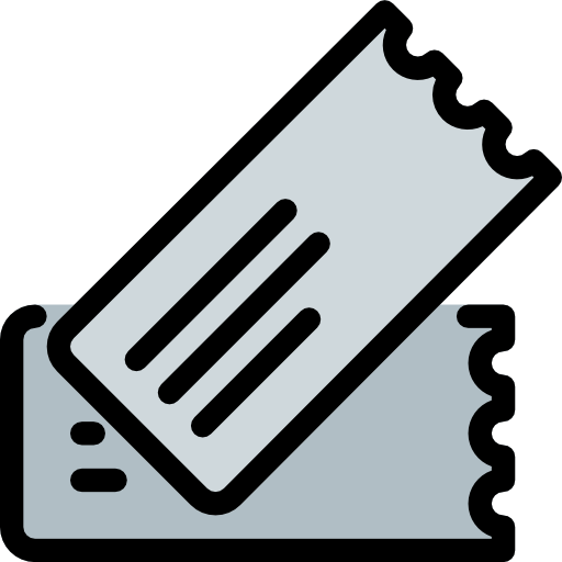 billet Icône gratuit billet Icône gratuit