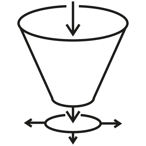 embudo icono gratis