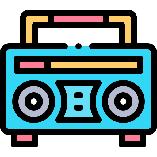 boombox icono gratis