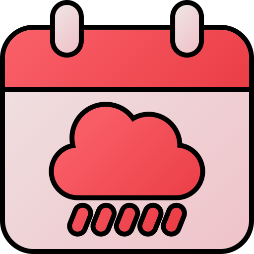 nube lluviosa icono gratis