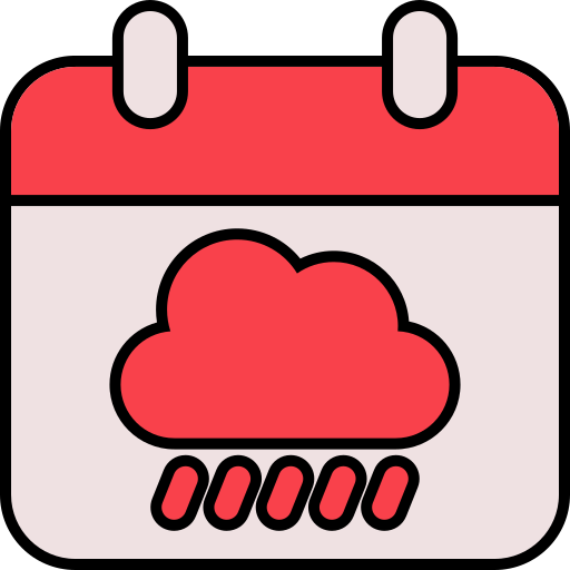 nube lluviosa icono gratis