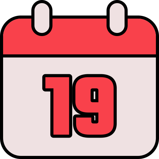 fecha del calendario icono gratis