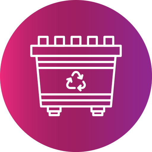 tacho de reciclaje icono gratis