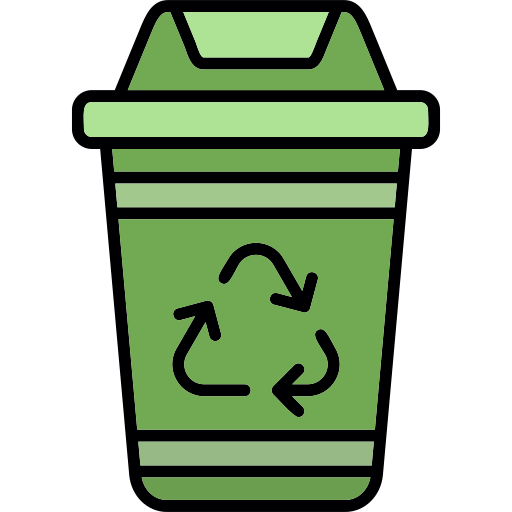 tacho de reciclaje icono gratis