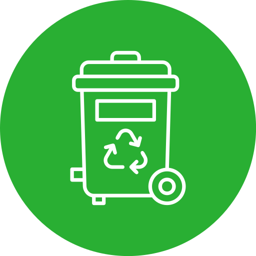 contenedor de basura icono gratis