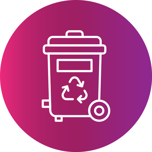 contenedor de basura icono gratis