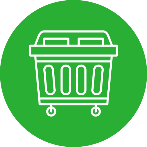 contenedor de basura icono gratis